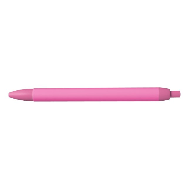Noir Stylo d'encre noire rose chaud (Devant)
