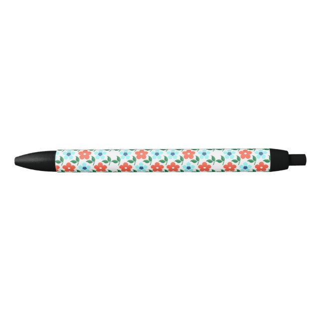 Noir Stylo d'encre pour fleurs et feuilles (Devant)