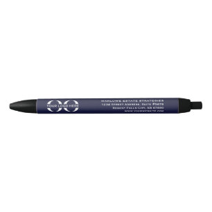 Noir Stylo d'entreprise Logo personnalisé
