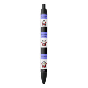 Noir Stylo d'Halloween Vamptastique