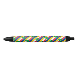 Noir Stylo Drapeau Comores