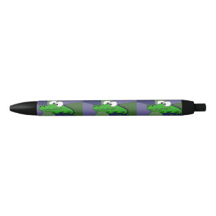 Noir Stylo drôle d'encre d'abrégé sur alligator