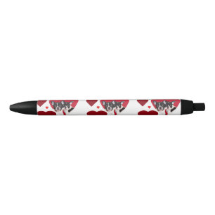 Noir Stylo du bouledogue français de Valentine