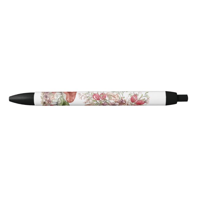 Noir Stylo du bureau des forêts botaniques (Devant)
