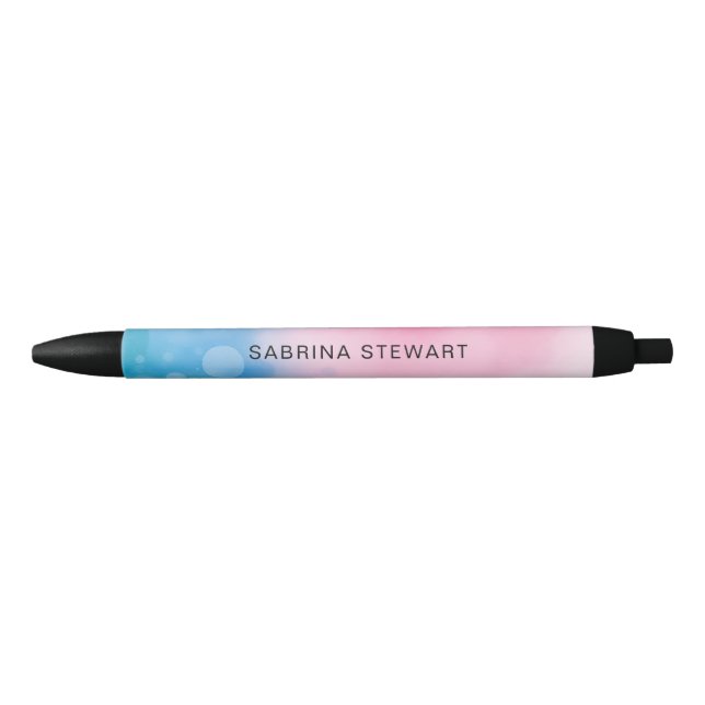 Noir Stylo Elégant couleur Eau (Devant)