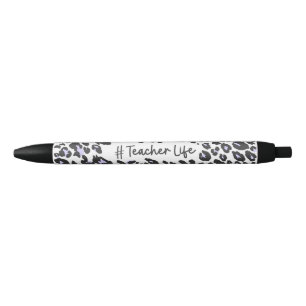 Noir Stylo Empreinte de léopard Maître