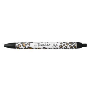 Noir Stylo Empreinte de léopard Maître