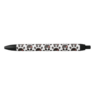 Noir Stylo Empreinte de patte du coeur