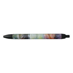 Noir Stylo en tissu peint