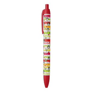 Noir Stylo et stylo de l'école tripe Papillon de pingou