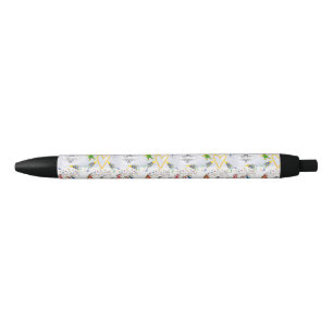 Noir Stylo et stylo d'école Joyeux Noël Anniversaire
