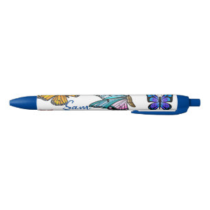Noir Stylo et stylo papillon de l'école