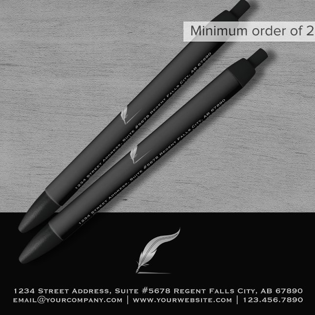 Noir Stylo Exécutif Signature Nota (Créateur téléchargé)