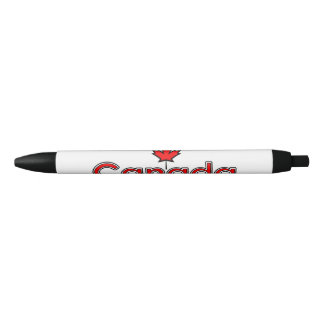 Noir Stylo Feuille d'érable du Canada
