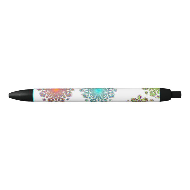 Noir Stylo Flocons de Neige de Noël (Devant)