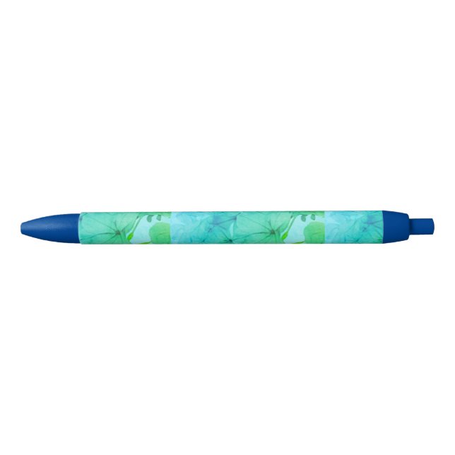 Noir Stylo floral printemps/été (Devant)