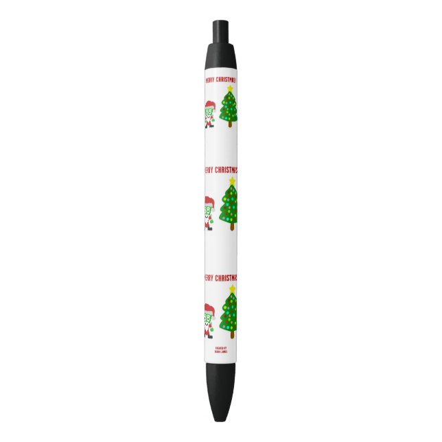 Noir Stylo FrankenFromage de Noël (devant Vertical)