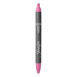 Noir Stylo gris rose Médicale du caducée élégant de