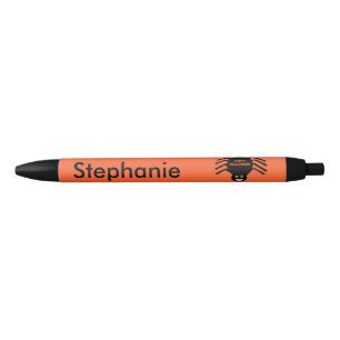 Noir Stylo Halloween Black Spider Personnalisé