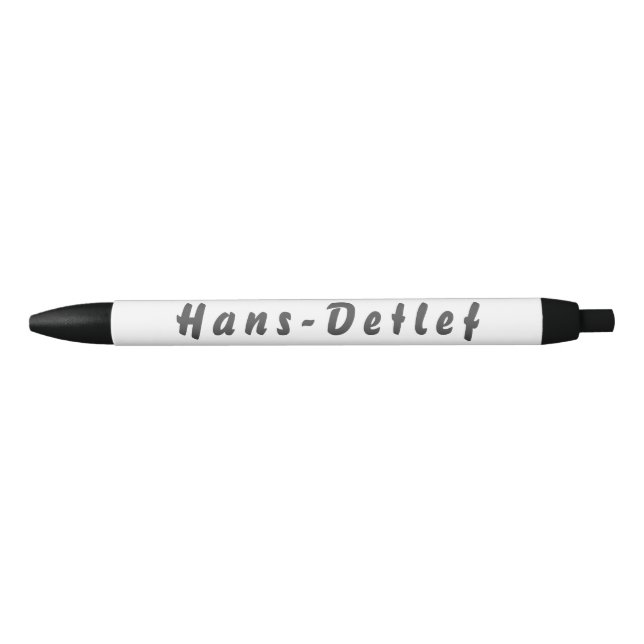 Noir Stylo Hans-Detlef (Devant)