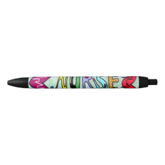 Noir Stylo Infirmier Coloré