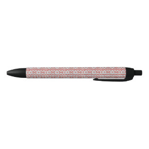 Noir Stylo KNIT NORDIQUE ROUGE