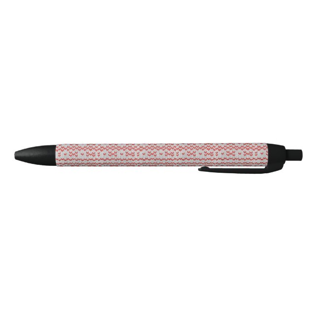 Noir Stylo KNIT NORDIQUE ROUGE (Bas)
