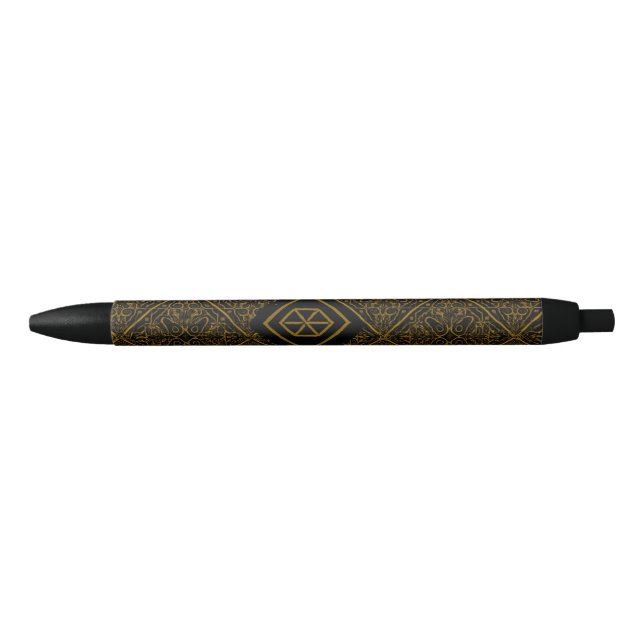 Noir Stylo Luxe Arabesque Or Andalou   (Devant)