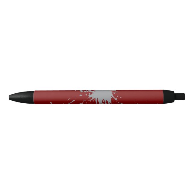 Noir Stylo Marron Argent Classique   Encre Noire (Devant)
