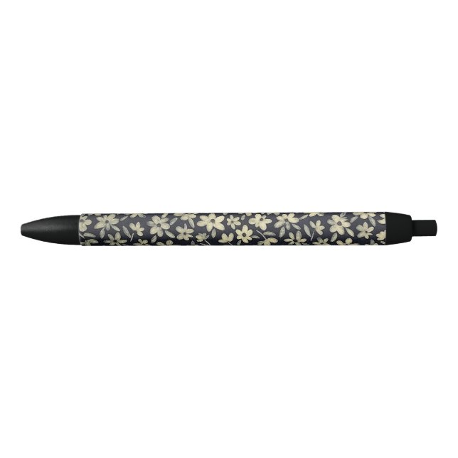Noir Stylo Mon jardin bleu foncé (Devant)