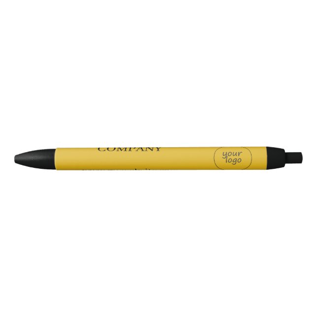 Noir Stylo or jaune avec Monogramme (Devant)