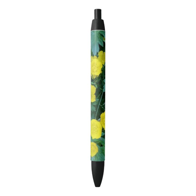 Noir Stylo orienté de renoncule (devant Vertical)