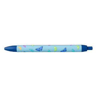 Noir Stylo Papillon Avec Motif De Papillons