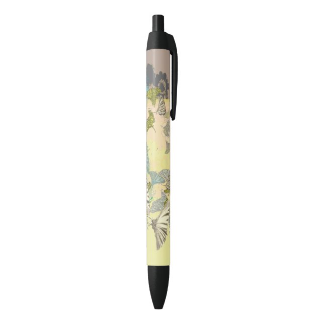 Noir Stylo Papillon Tigre (Bas (Vertical))