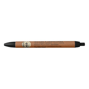 Noir Stylo personnalisable avec logo Gold pour votre en