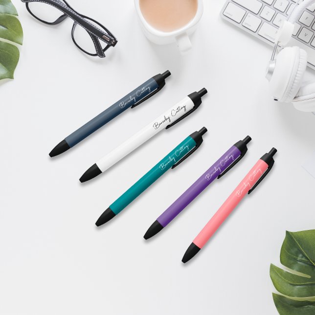 Noir Stylo personnalisé (Créateur téléchargé)