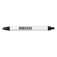 Stylo personnalisé avec 2023 en chiffres romains