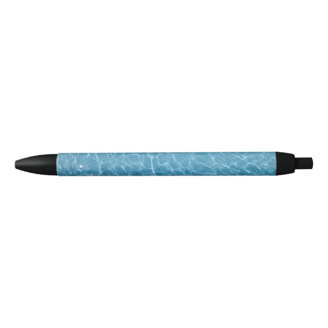 Noir Stylo personnalisé du pool (Devant)