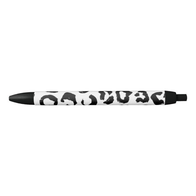 Noir Stylo personnalisé Leomuster (Devant)