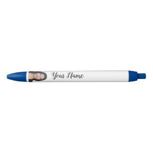 Noir Stylo personnalisé photo sur mesure minimaliste él
