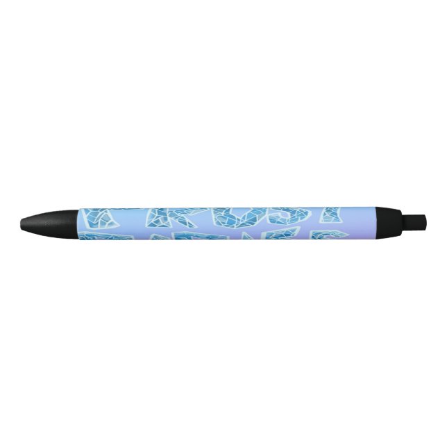 Noir Stylo pour bébés givre (Devant)