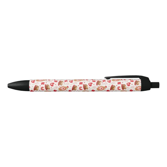 Noir Stylo pour la fête du Canada (Haut)