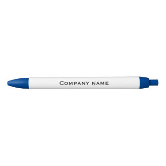 Noir Stylo Professionnel Abstrait Bleu et Blanc