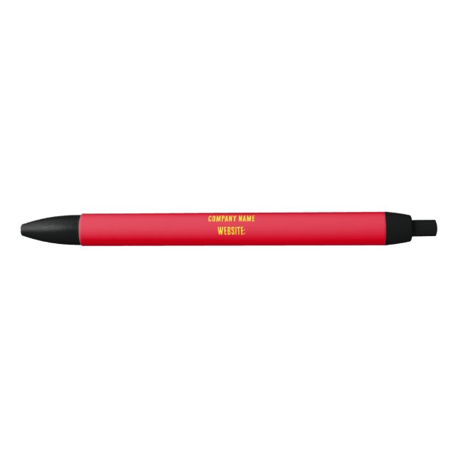 Noir Stylo promotionnel (Devant)
