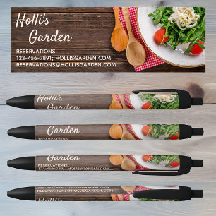 Noir Stylo promotionnel personnalisé pour café-restaura
