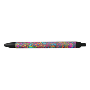 Noir Stylo psychédélique
