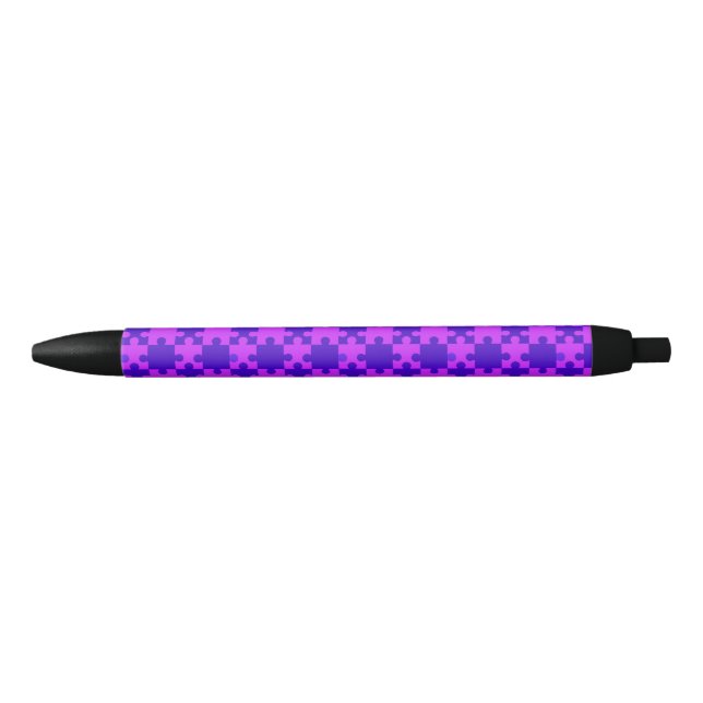 Noir Stylo puzzle Magenta (Devant)