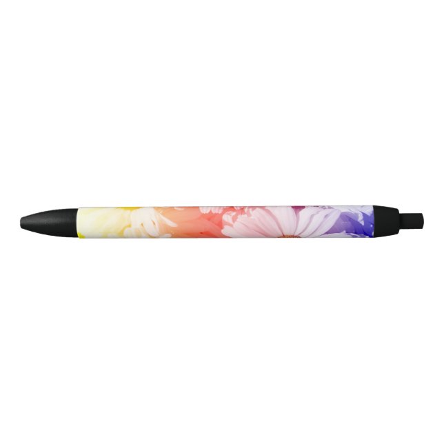 Noir Stylo Rainbow Daisies (Devant)