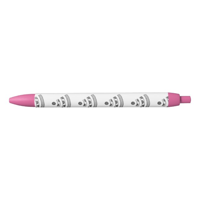 Noir Stylo rose d'équilibre de WI fi de PIZZA, à (Devant)