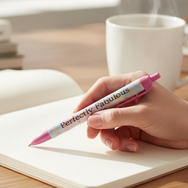 Noir Stylo Rose Inspirant pour Filles (Créateur téléchargé)